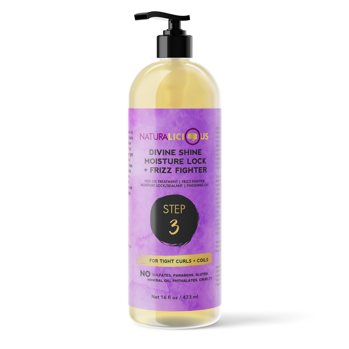 Salon Size - Step 3 Moisture Lock & Frizz Fighter, 16 oz – main product image