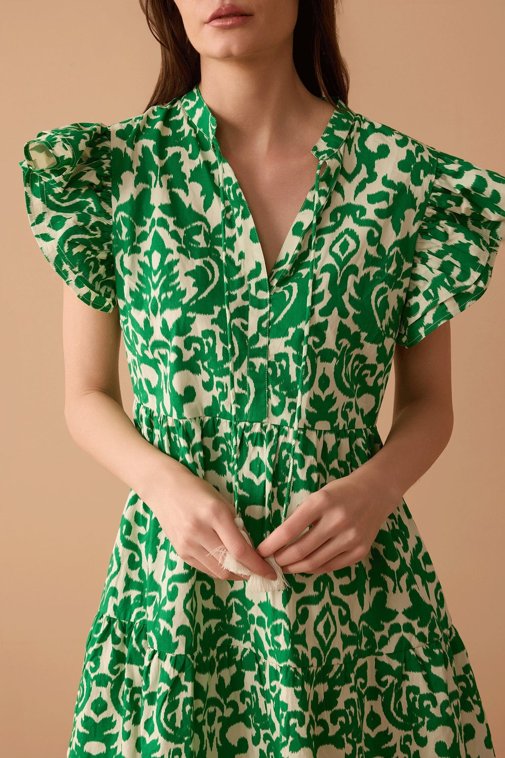 All for Natalie Dress In Green