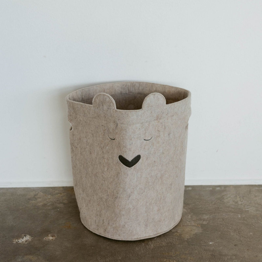 Bear Felt Laundry Hamper – alternate view 2