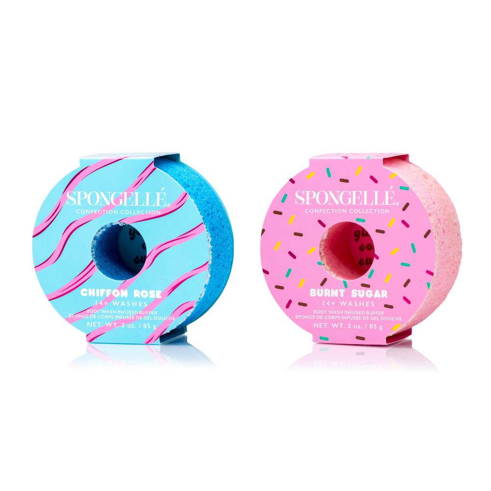 Burnt Sugar & Chiffon Rose Body Buffer Set – main product image