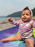 Alpine Daisy UPF 50 Kid's Sun Hoodie