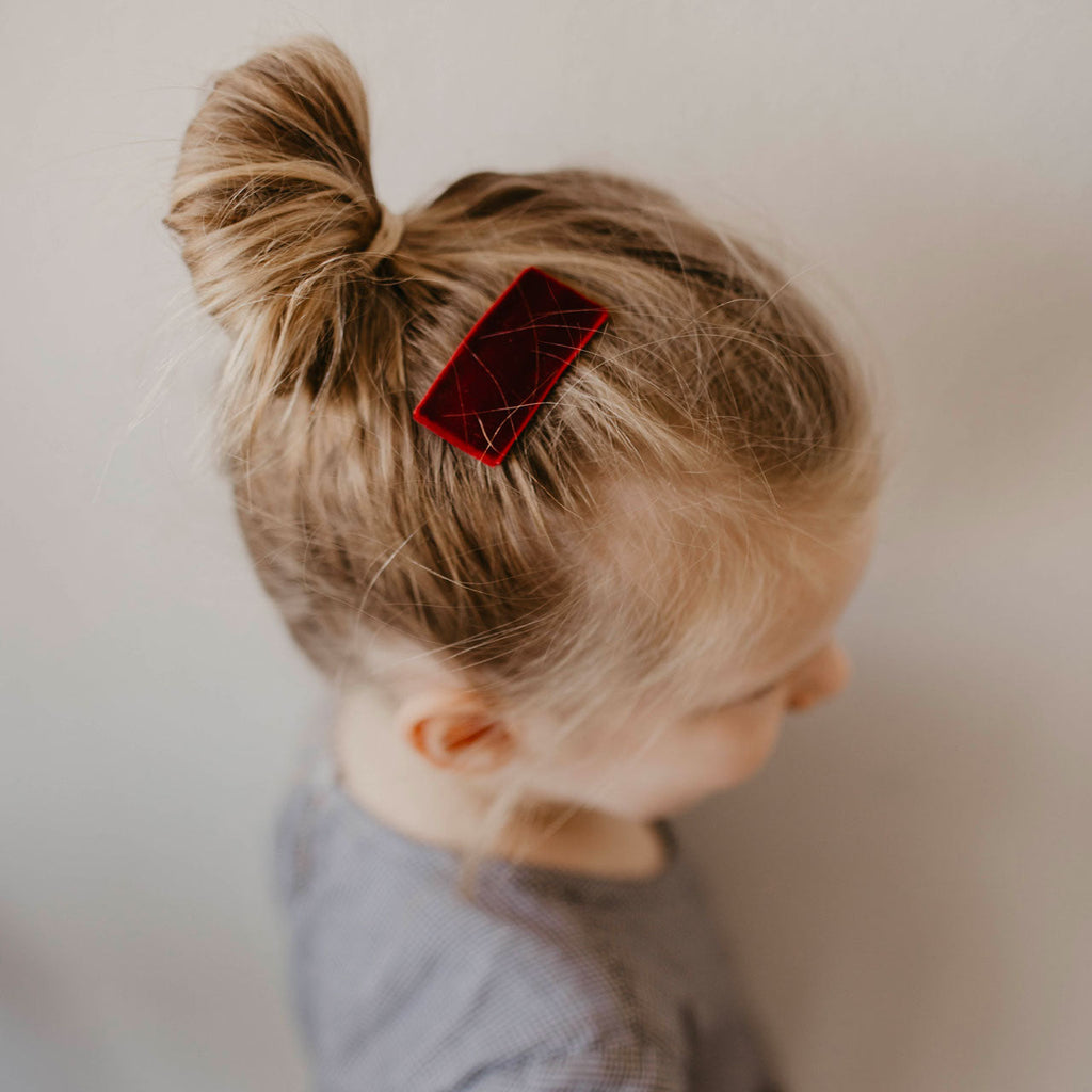 Holly Set - Velvet Hair Clips – alternate view 3