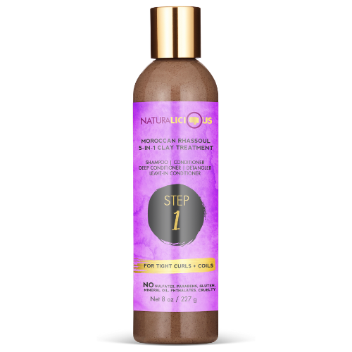 Step 1: Moroccan Rhassoul 5-in-1 Clay Treatment (For Tight Curls) – alternate view 3