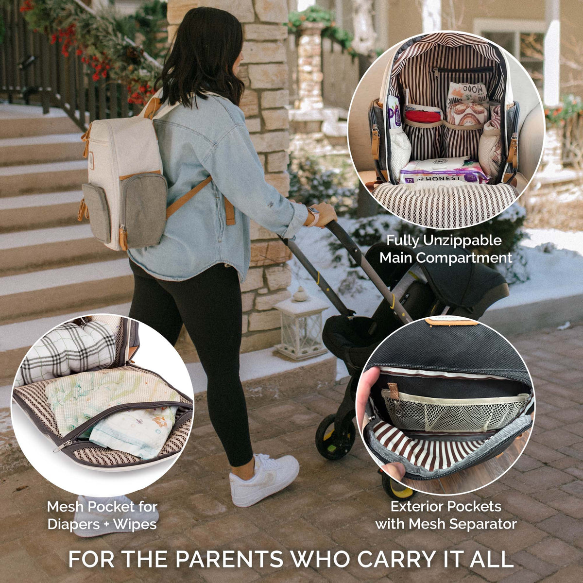 Birch Bag Mini - Diaper Backpack – alternate view 9