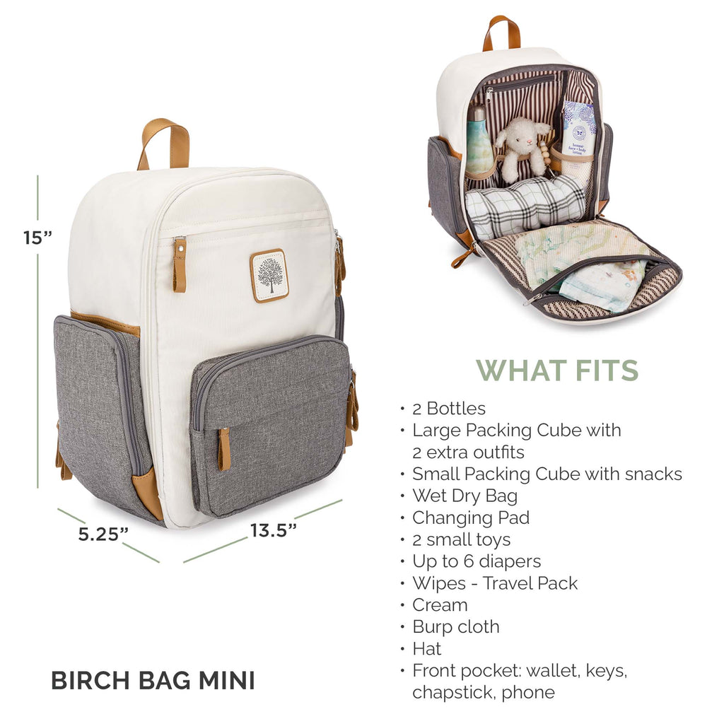 Birch Bag Mini - Diaper Backpack – alternate view 10