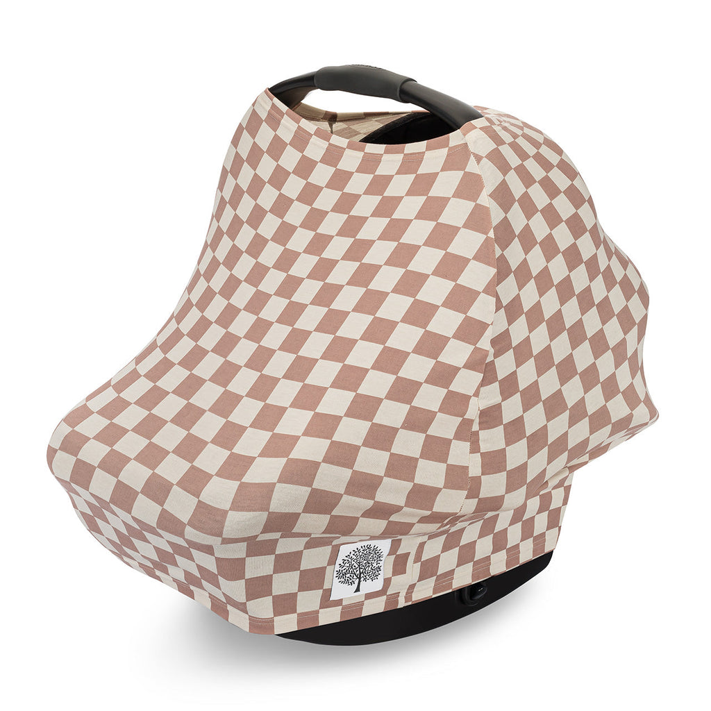 Multi-use Cover, Rosewood Checker – main product image