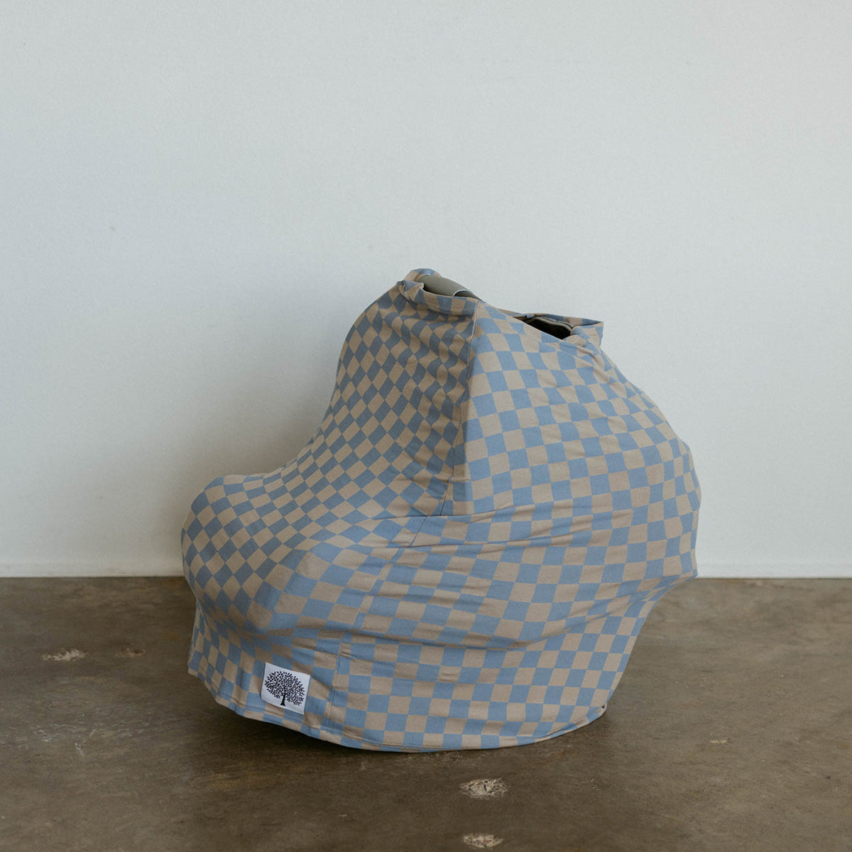 Multi-use Cover, Stormy Blue Checker – alternate view 6