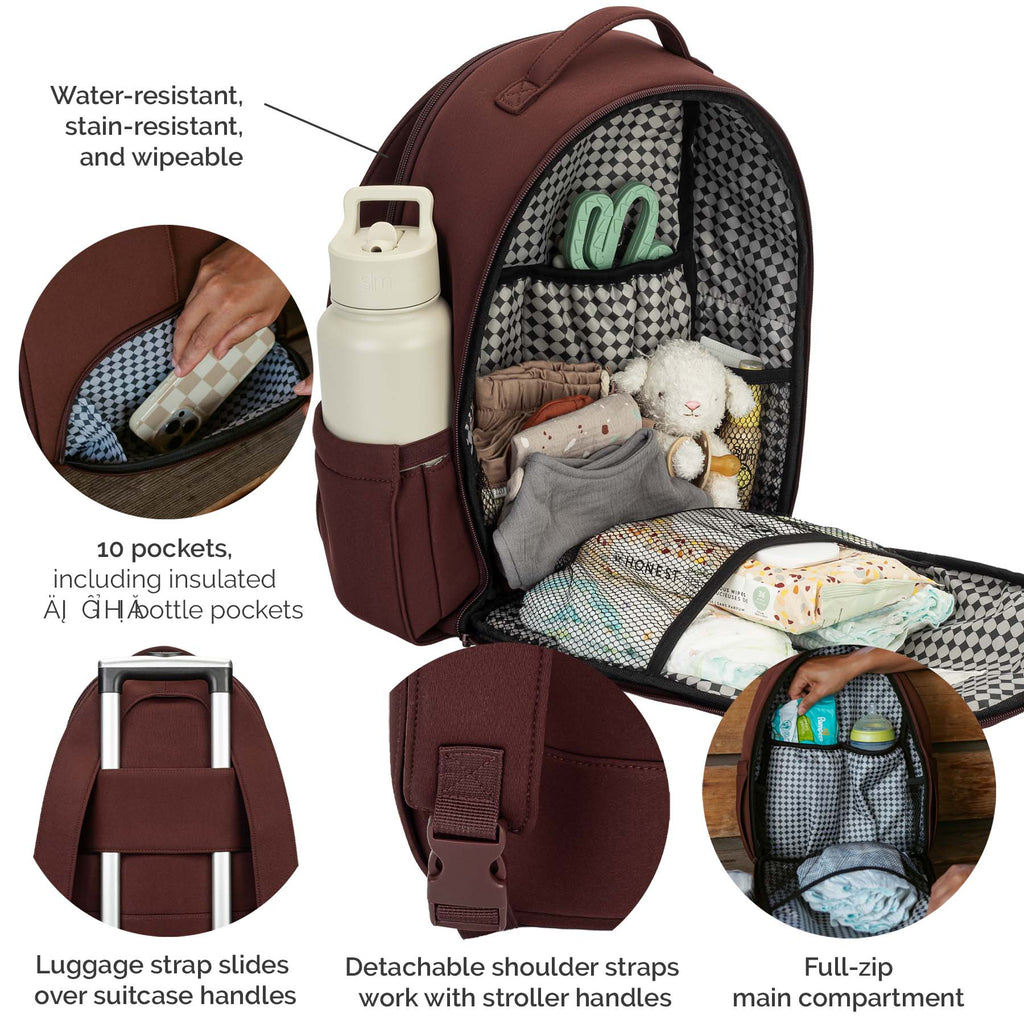 Drift Neoprene Lite Diaper Backpack – alternate view 6