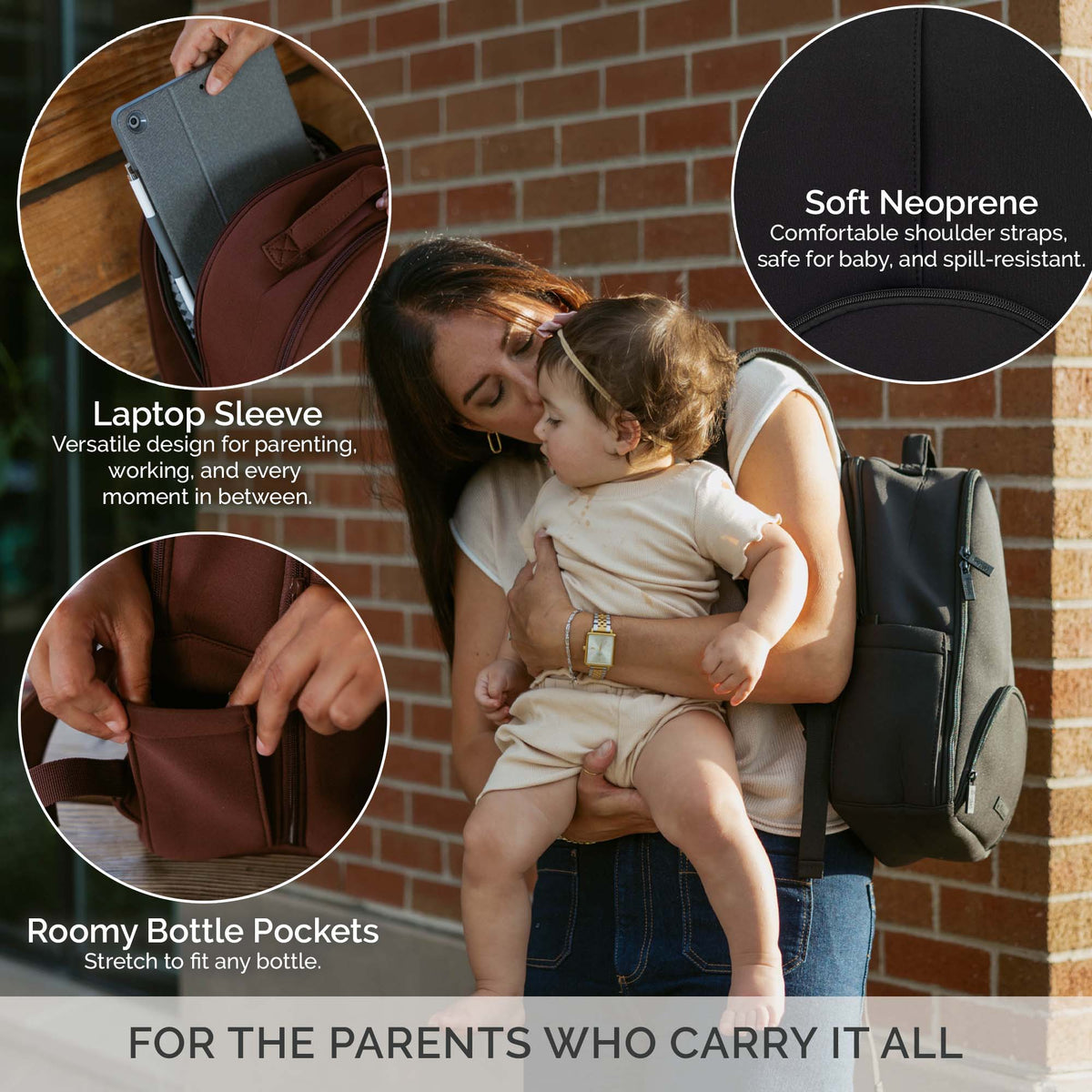 Drift Neoprene Lite Diaper Backpack – alternate view 8