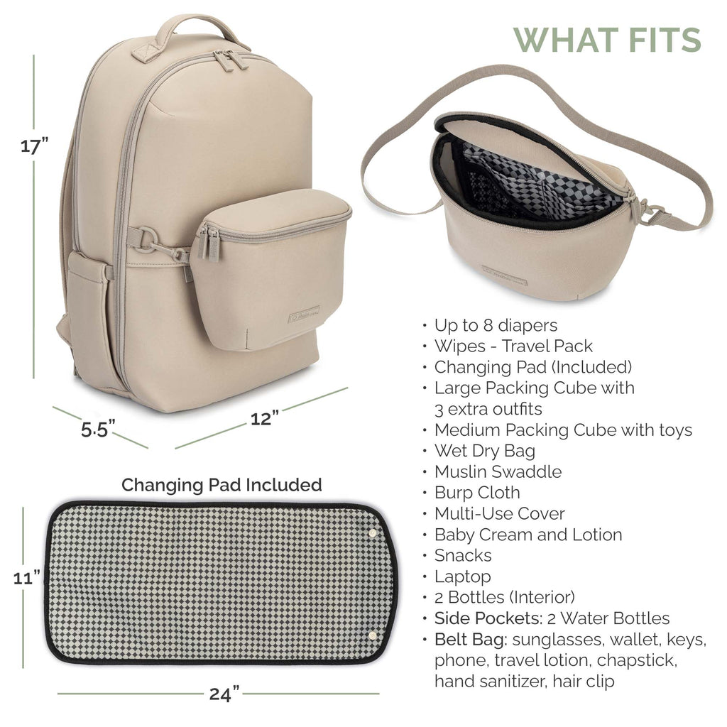 Drift Neoprene Diaper Backpack – alternate view 4