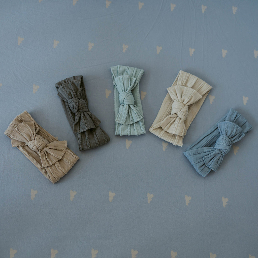 Stormy Set - Cable Knit Knotted Headbands - 5 Pack – alternate view 7
