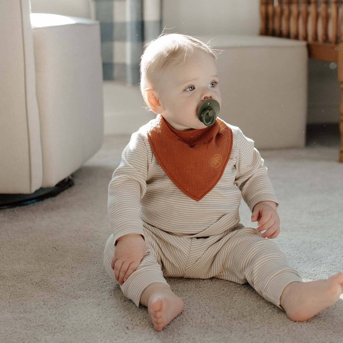 Stormy Muslin Bandana Bibs Set (4-Pack) – alternate view 12