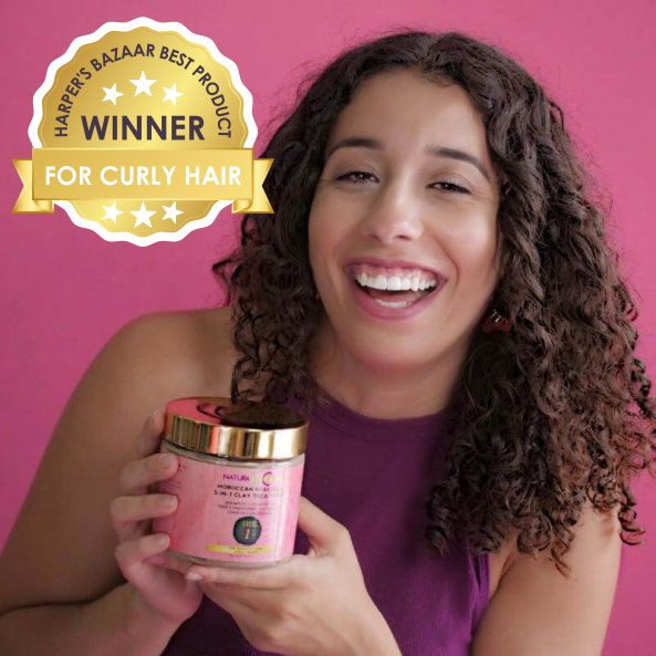 Step 1: Moroccan Rhassoul 5-in-1 Clay Treatment (For Loose Curls) – alternate view 2