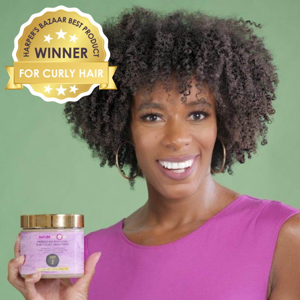 Step 1: Moroccan Rhassoul 5-in-1 Clay Treatment (For Tight Curls) – alternate view 2