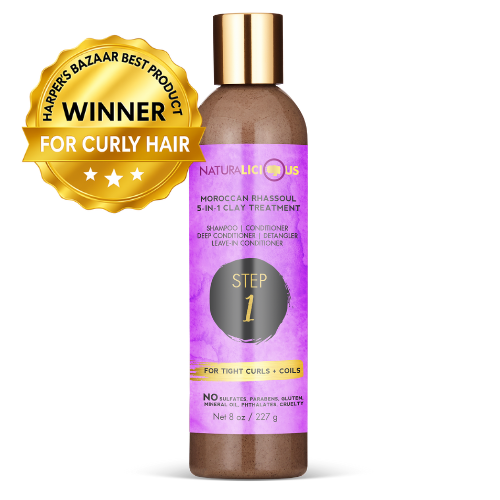 Step 1: Moroccan Rhassoul 5-in-1 Clay Treatment (For Tight Curls) – main product image
