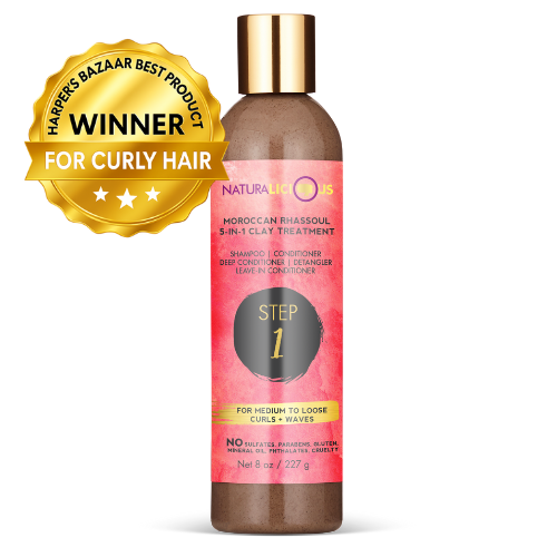 Step 1: Moroccan Rhassoul 5-in-1 Clay Treatment (For Loose Curls) – main product image