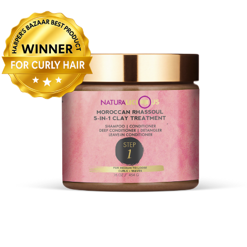 Step 1: Moroccan Rhassoul 5-in-1 Clay Treatment (For Loose Curls) – alternate view 3